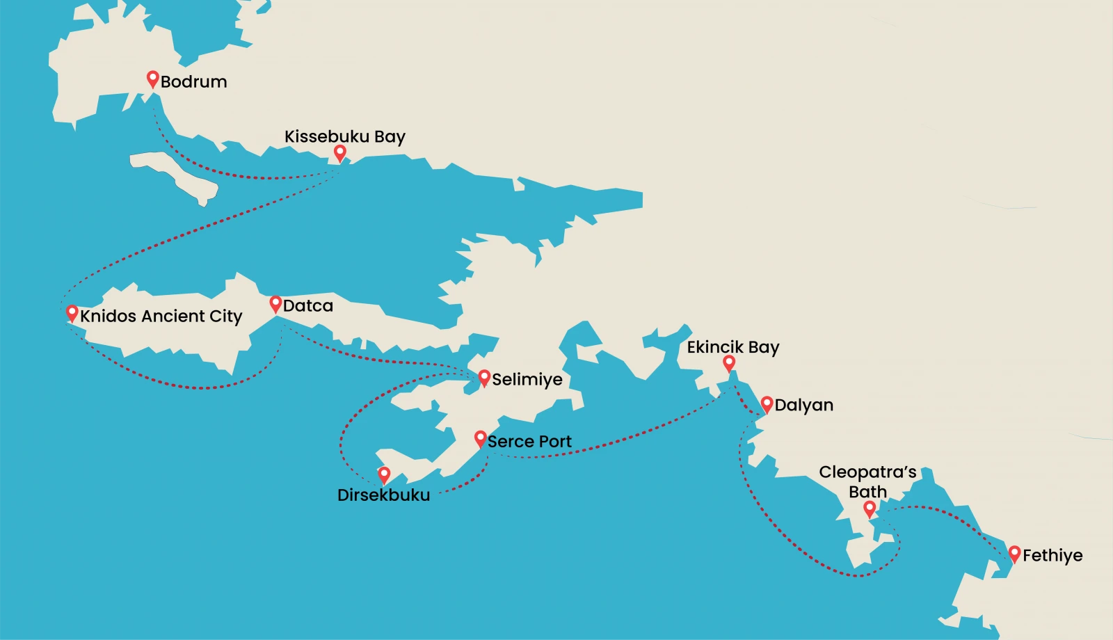 fethiye-datca-bodrum
